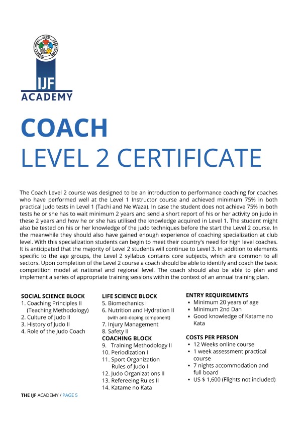 IJF Brochure sport | Szokodi Academy | Page 4